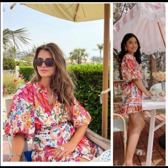 Farm Rio Spring Bananas Minidress - Picture 5 of 7